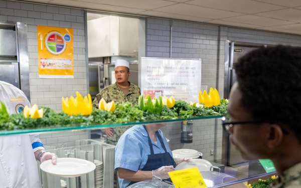Let's Eat! NBSD Celebrates Presidents Day with a Special Meal