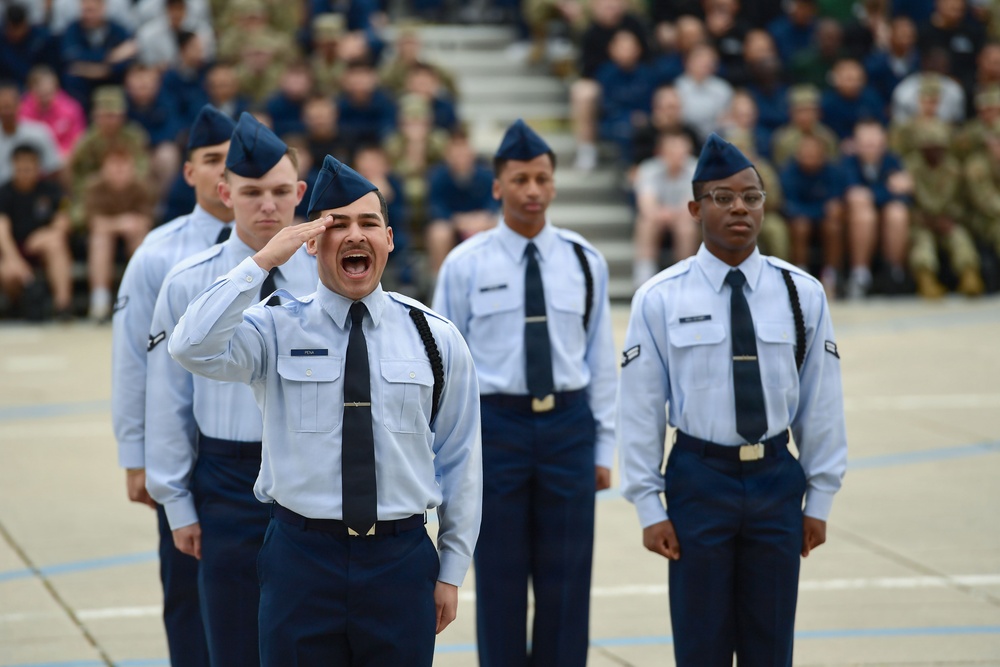 Keesler AFB 1st quarter drill down showcases new routines
