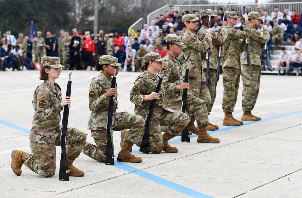 Keesler AFB 1st quarter drill down showcases new routines
