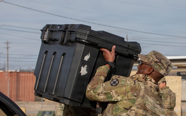 Fort Hood soldiers prepare for a deployment readiness exercise