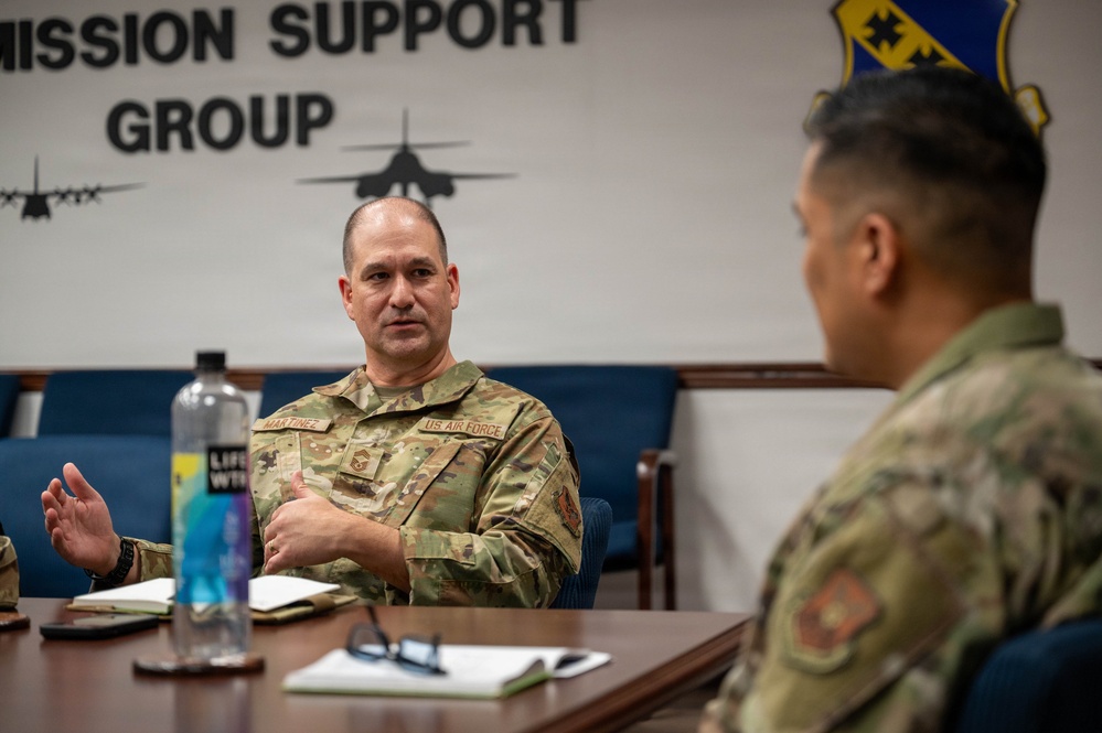 AAFES senior enlisted advisor visits Dyess
