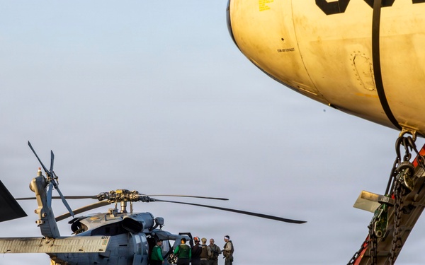 Abraham Lincoln Conducts Routine Aircraft Maintenance