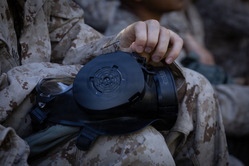 Marines with 25th Marine Regiment Conduct CBRN Training