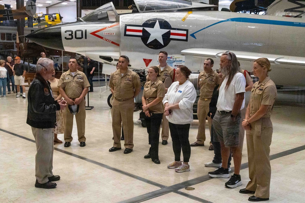The 2025 MIOY Awardees Tour the National Naval Aviation Museum and the National Flight Academy