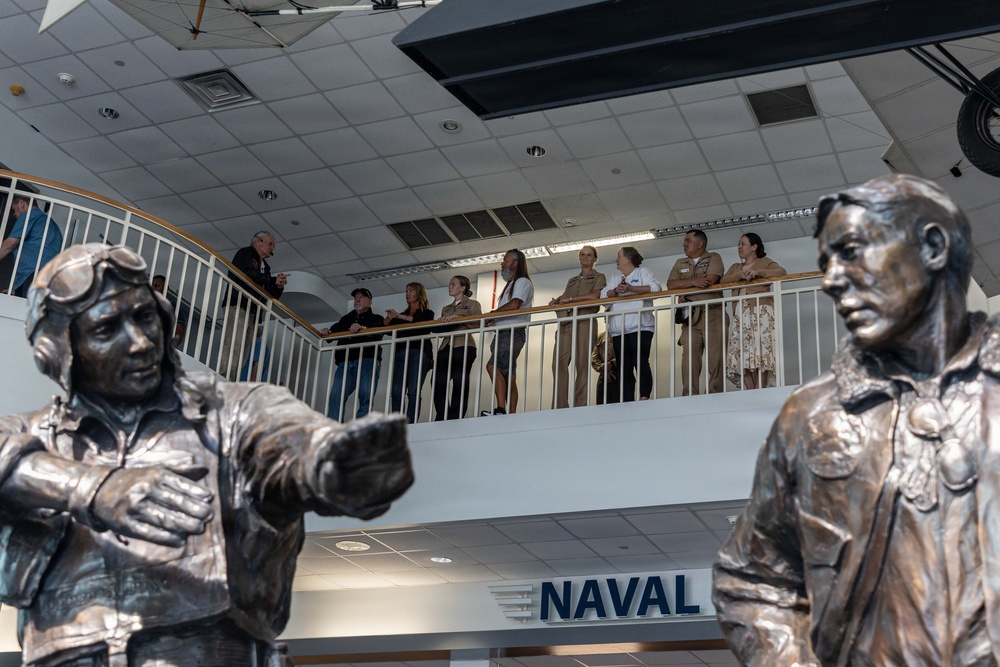 The 2025 MIOY Awardees Tour the National Naval Aviation Museum and the National Flight Academy