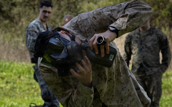 Marines with 1st Battalion, 25th Marine Regiment Conduct Military Operations on &amp;#xA;Urbanized Terrain Training