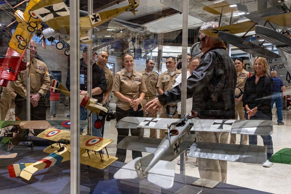 The 2025 MIOY Awardees Tour the National Naval Aviation Museum and the National Flight Academy