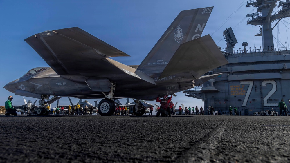 Abraham Lincoln Conducts Routine Flight Operations