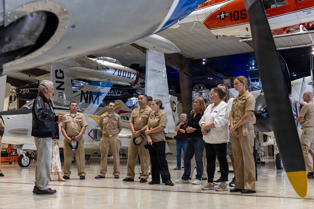 The 2025 MIOY Awardees Tour the National Naval Aviation Museum and the National Flight Academy
