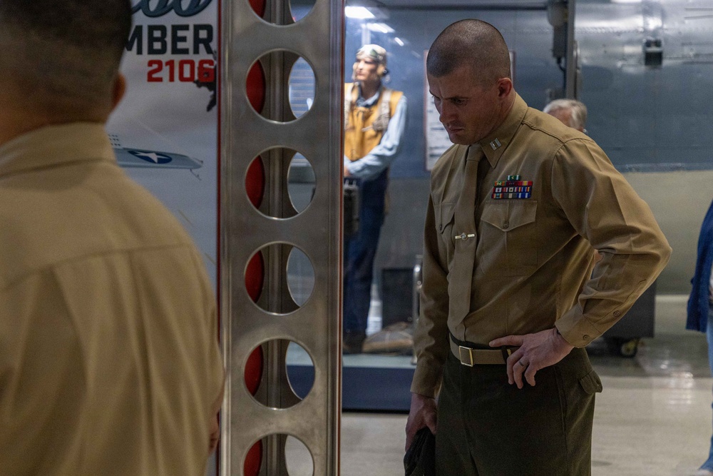 The 2025 MIOY Awardees Tour the National Naval Aviation Museum and the National Flight Academy