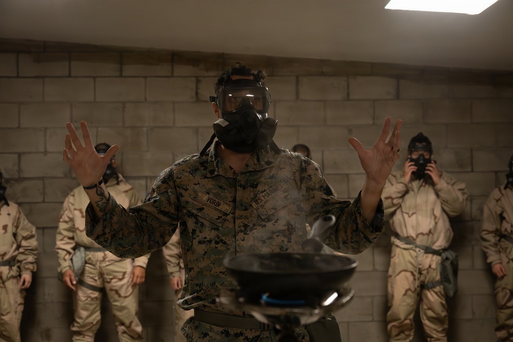 Marines with 25th Marine Regiment Conduct CBRN Training