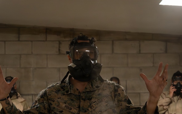 Marines with 25th Marine Regiment Conduct CBRN Training