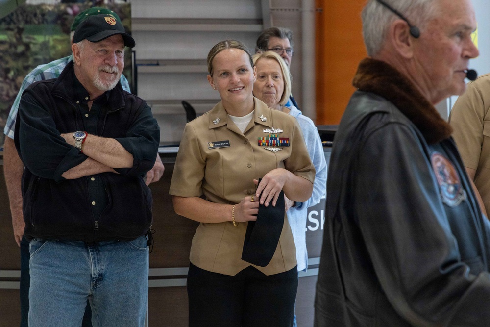 The 2025 MIOY Awardees Tour the National Naval Aviation Museum and the National Flight Academy