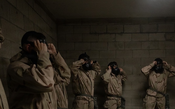 Marines with 25th Marine Regiment Conduct CBRN Training