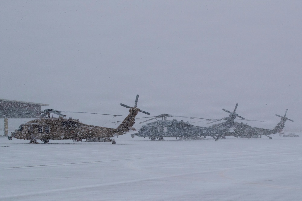 Northern Nevada snow at NAS Fallon