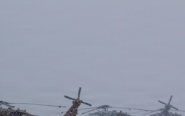 Northern Nevada snow at NAS Fallon