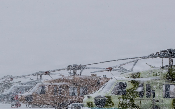 Northern Nevada snow at NAS Fallon