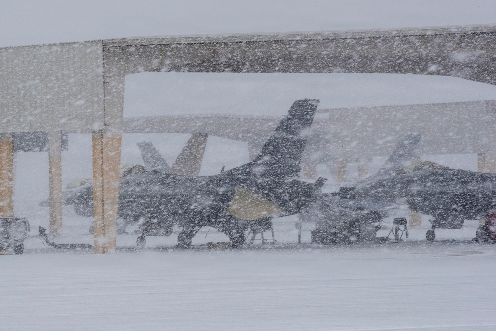 Northern Nevada snow at NAS Fallon