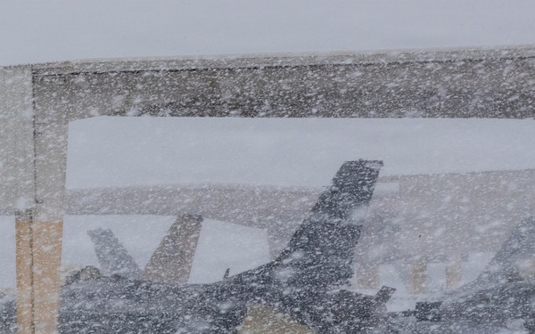 Northern Nevada snow at NAS Fallon