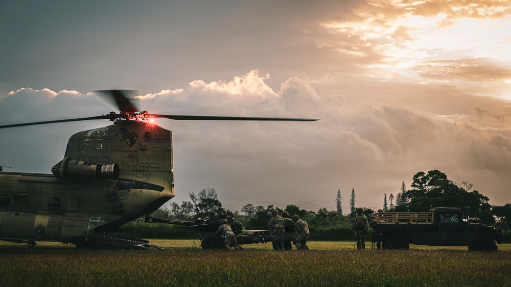 3-7 FA Conducts Operation Sky Bulls Sling Load