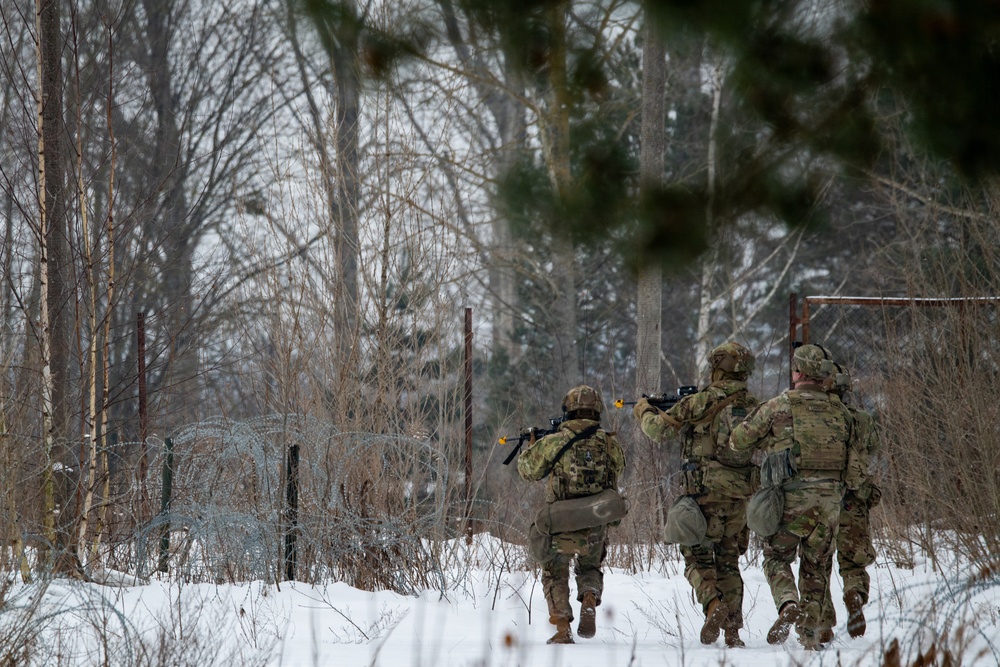 U.S. Led Multinational Forces Conduct Urban Operations During Operation Blue Dawn in Poland