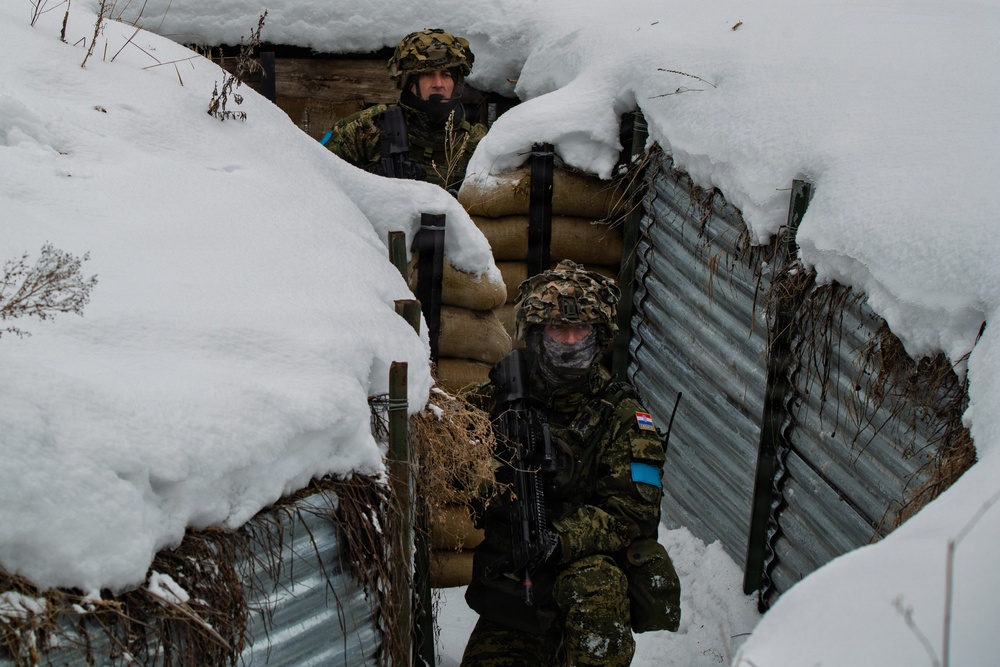 U.S. Led Multinational Forces Conduct Urban Operations During Operation Blue Dawn in Poland