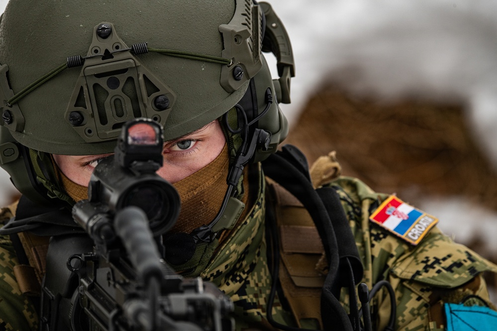 U.S. Led Multinational Forces Conduct Urban Operations During Operation Blue Dawn in Poland