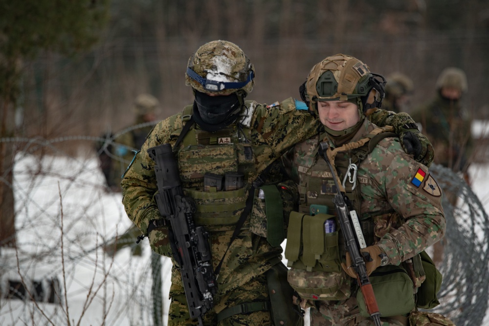 U.S. Led Multinational Forces Conduct Urban Operations During Operation Blue Dawn in Poland