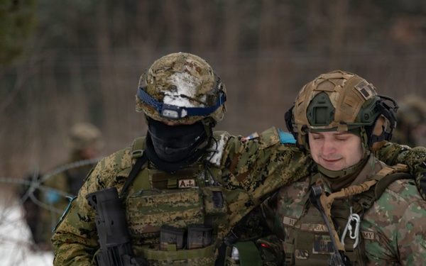 U.S. Led Multinational Forces Conduct Urban Operations During Operation Blue Dawn in Poland
