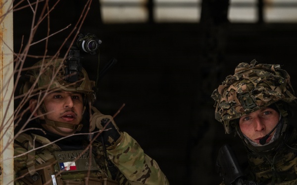U.S. Led Multinational Forces Conduct Urban Operations During Operation Blue Dawn in Poland