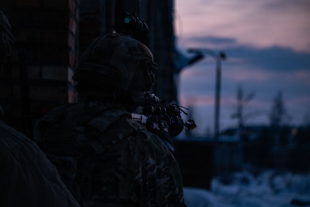 U.S. Led Multinational Forces Conduct Urban Operations During Operation Blue Dawn in Poland