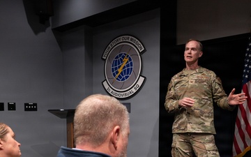 Col. William Powell Visits the 2d Audiovisual Squadron