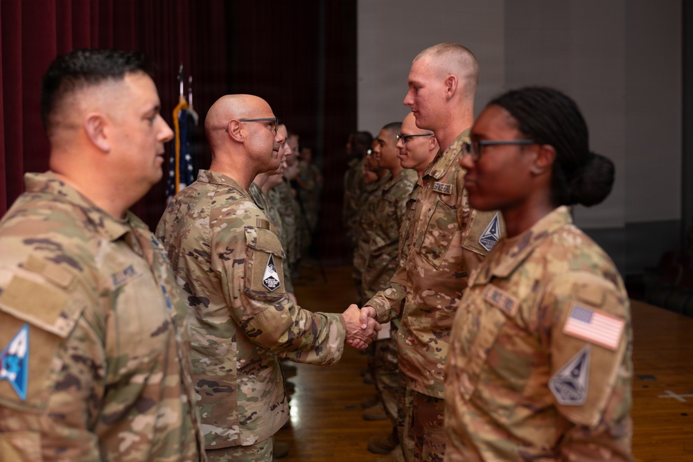 CSO, CMSSF celebrate newest Guardians, engage BMT training staff