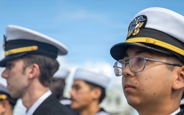 USS Greeneville Holds Change of Command