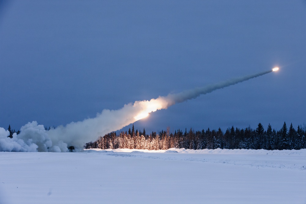 17th Field Artillery Brigade executes a HIMARS live fire during JPMRC 26-02