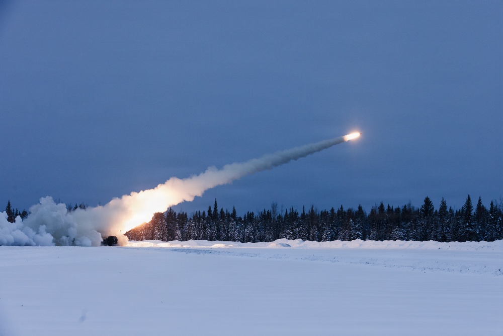 17th Field Artillery Brigade executes a HIMARS live fire during JPMRC 26-02
