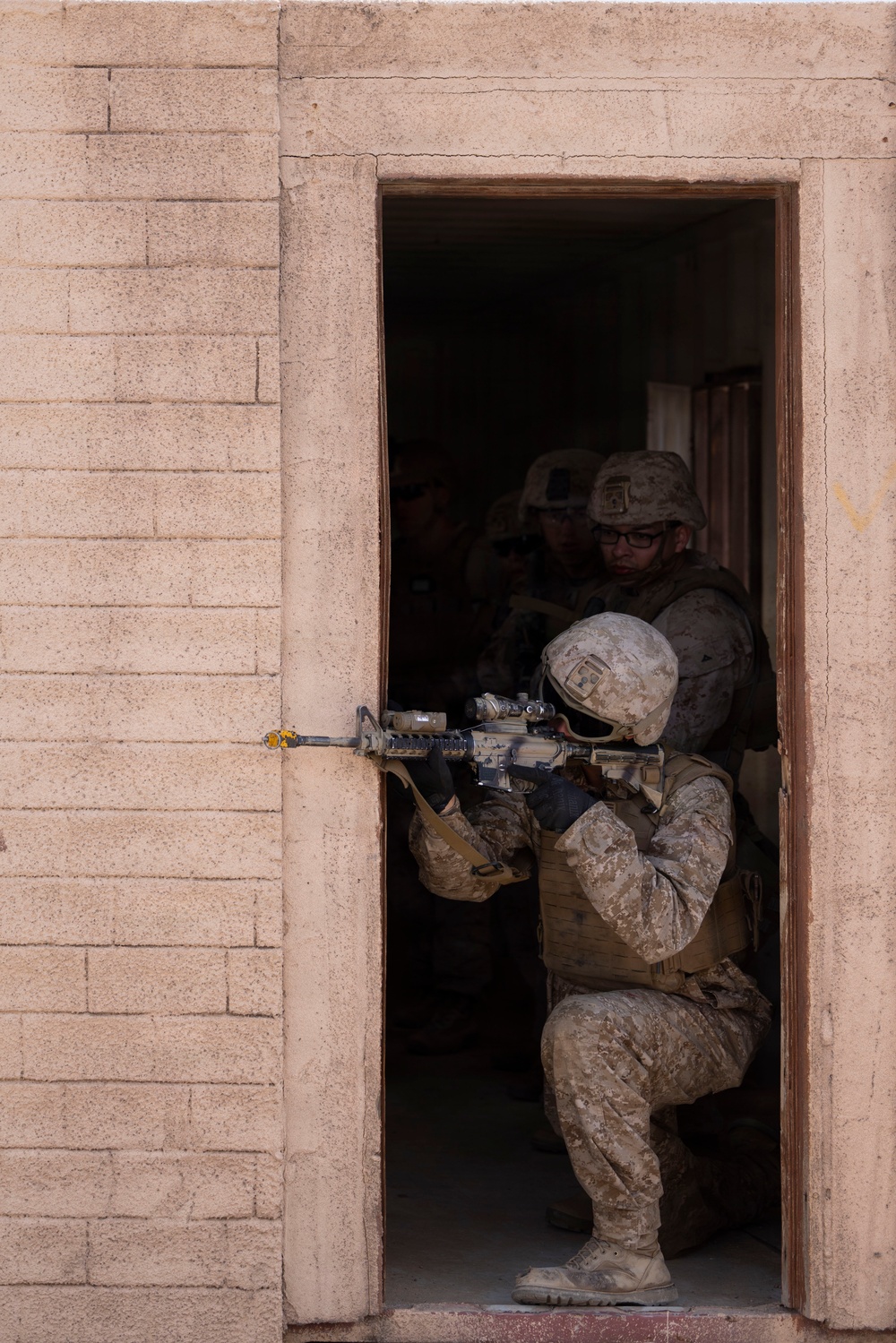 U.S. Marines with 3rd LAR execute urban operations training during NTC 26-05