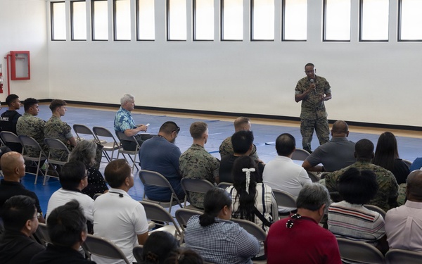 Camp Blaz hosts meet and greet for NAVFAC transition