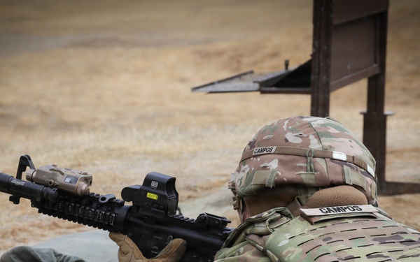 U.S. Army, ROK forces conduct M4 qualification at Camp Casey