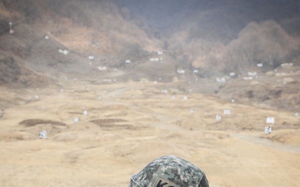 U.S. Army, ROK forces conduct M4 qualification at Camp Casey