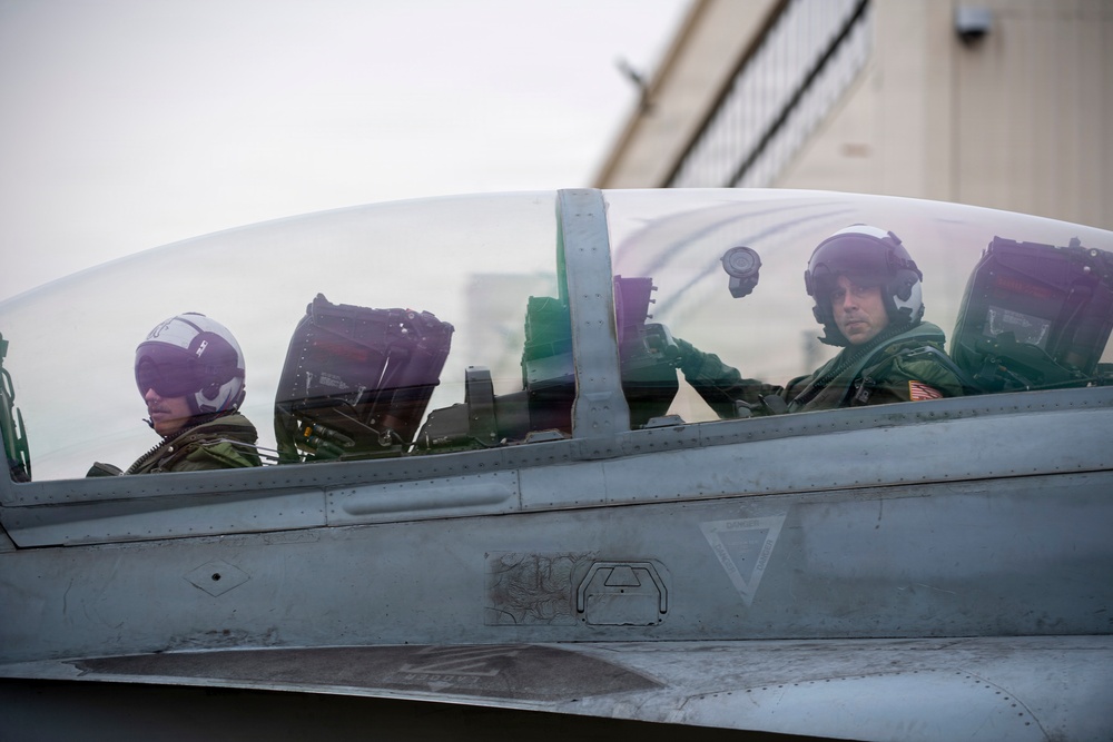 NAS Oceana Commanding Officer Final Flight