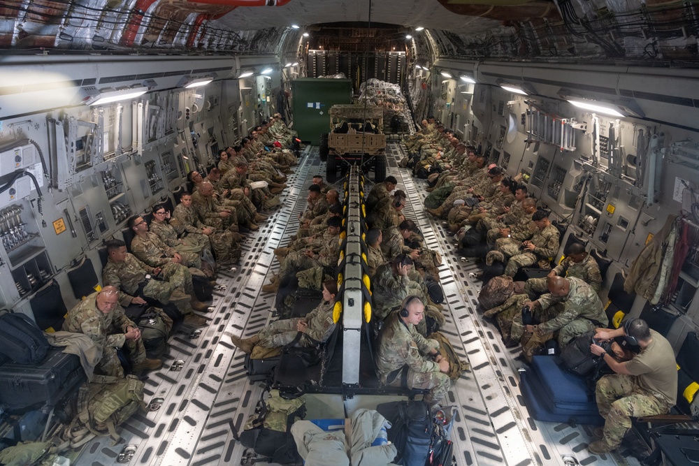 156th CRG departs for Sentry South