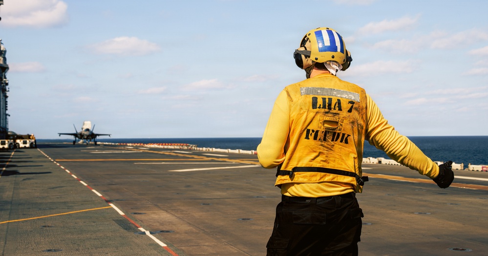 31st MEU | F-35B Lightning II Flight Ops