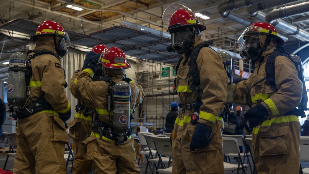 George Washington Damage Control Drill