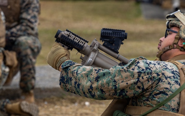 9th ESB conducts Machine Gun Familiarization Range