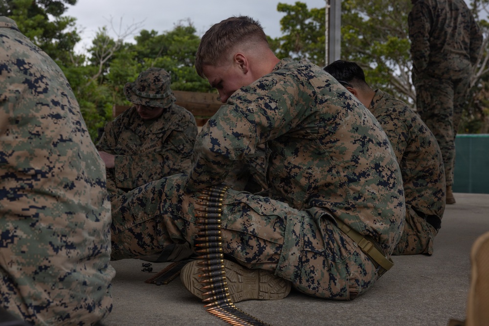 9th ESB conducts Machine Gun Familiarization Range