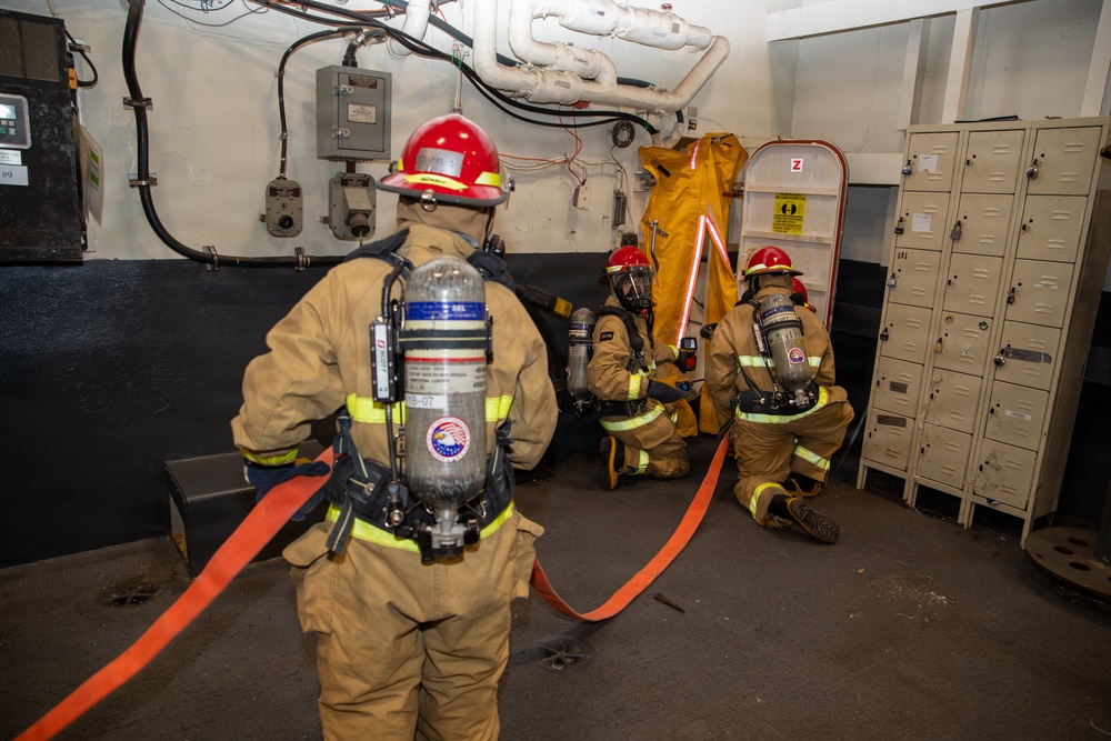 George Washington Damage Control Drill