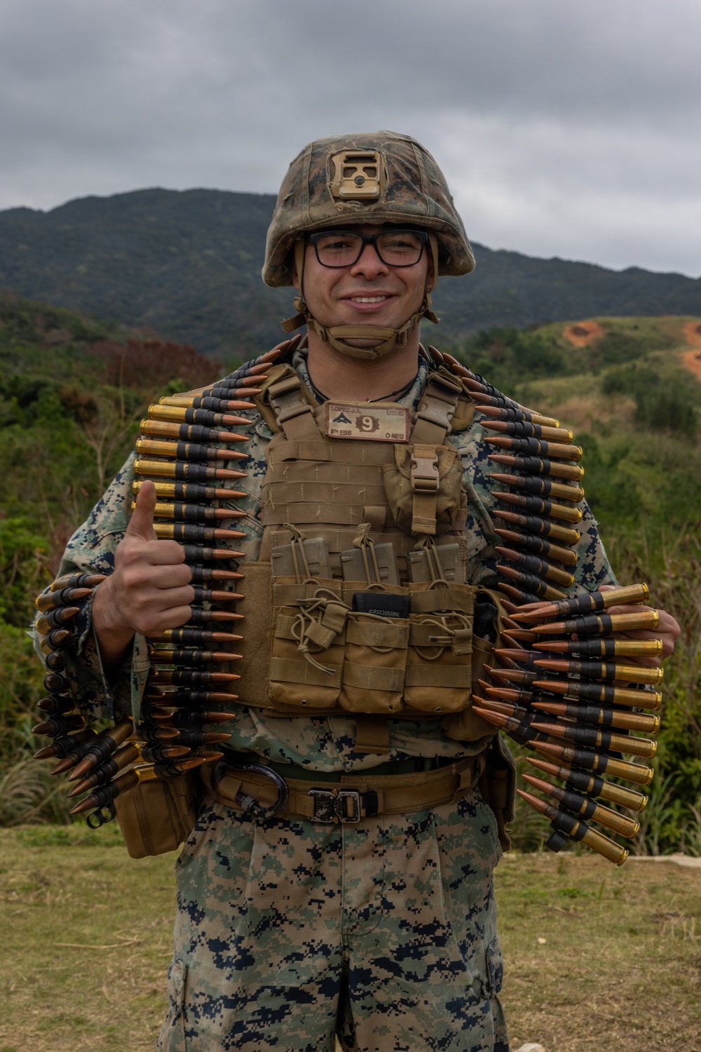 9th ESB conducts Machine Gun Familiarization Range