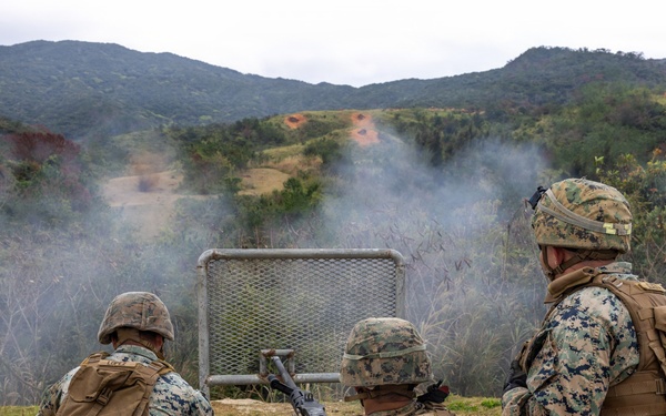 9th ESB conducts Machine Gun Familiarization Range