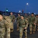 Headquarters and Headquarters Company, 1st Signal Brigade conducts early morning ruck march at Camp Humphreys